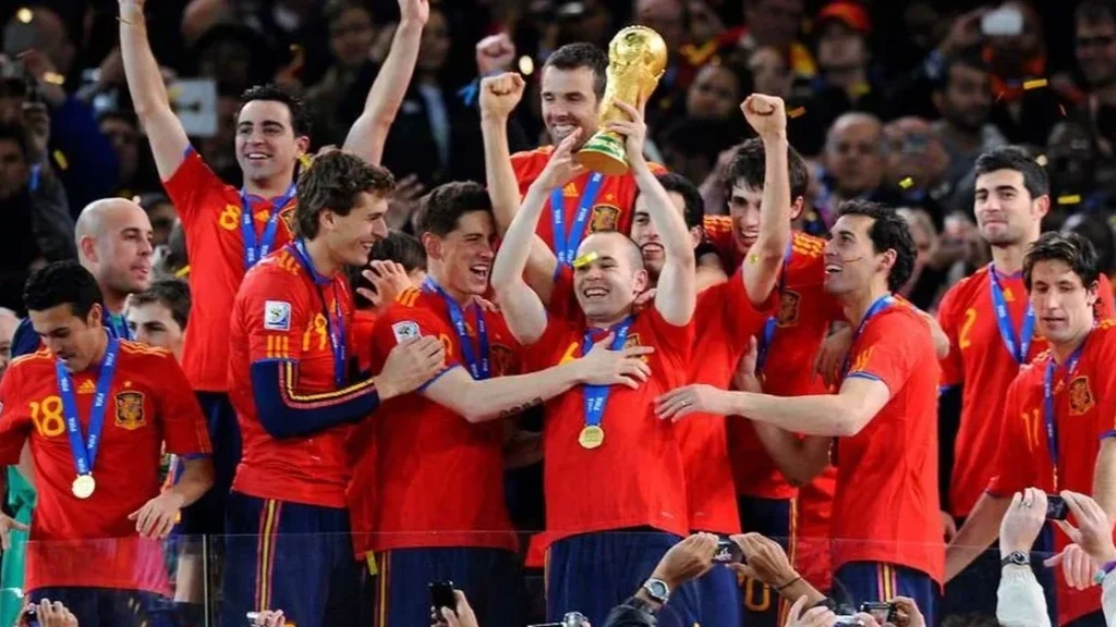 Đội tuyển Tây Ban Nha vô địch World Cup năm nào?
